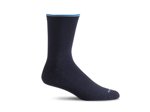 Sockwell Women's Skinny Minnie Essential Comfort Sock: Navy