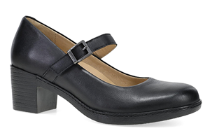 Dansko Marybeth: Black Leather