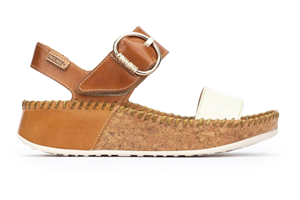 Pikolinos Marina: Platform Sandal - Nata