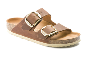 Birkenstock Arizona Big Buckle Oiled Leather: Cognac
