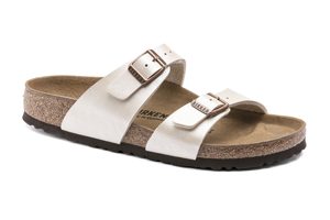 Birkenstock Sydney Birko-Flor: Pearl White