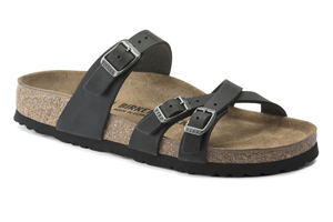 Birkenstock Franca Oiled Leather: Black