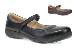 Dansko Stacy 2.0: Leather Mary Jane - Black, Brown