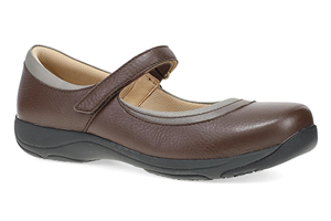 Dansko Stacy 2.0: Brown Leather Mary Jane