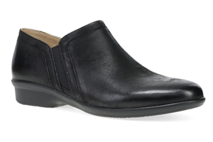 Dansko Cheryl: Black Burnished Nubuck Boot