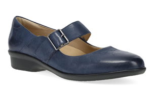 Dansko Collette: Navy Burnished Nubuck Mary Jane