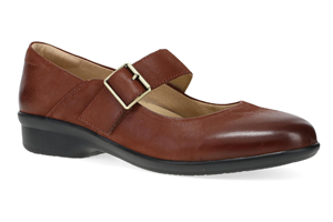 Dansko Collette: Russet Burnished Nubuck Mary Jane