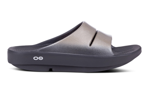 OOFOS Women's OOahh Luxe Slide Sandal - Latte