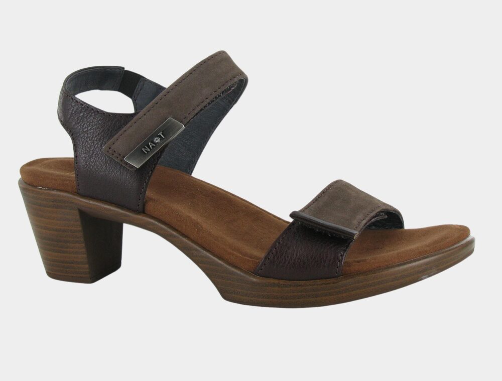 Naot Intact: Coffee Bean Nubuck/Soft Brown Lthr/Walnut Lthr