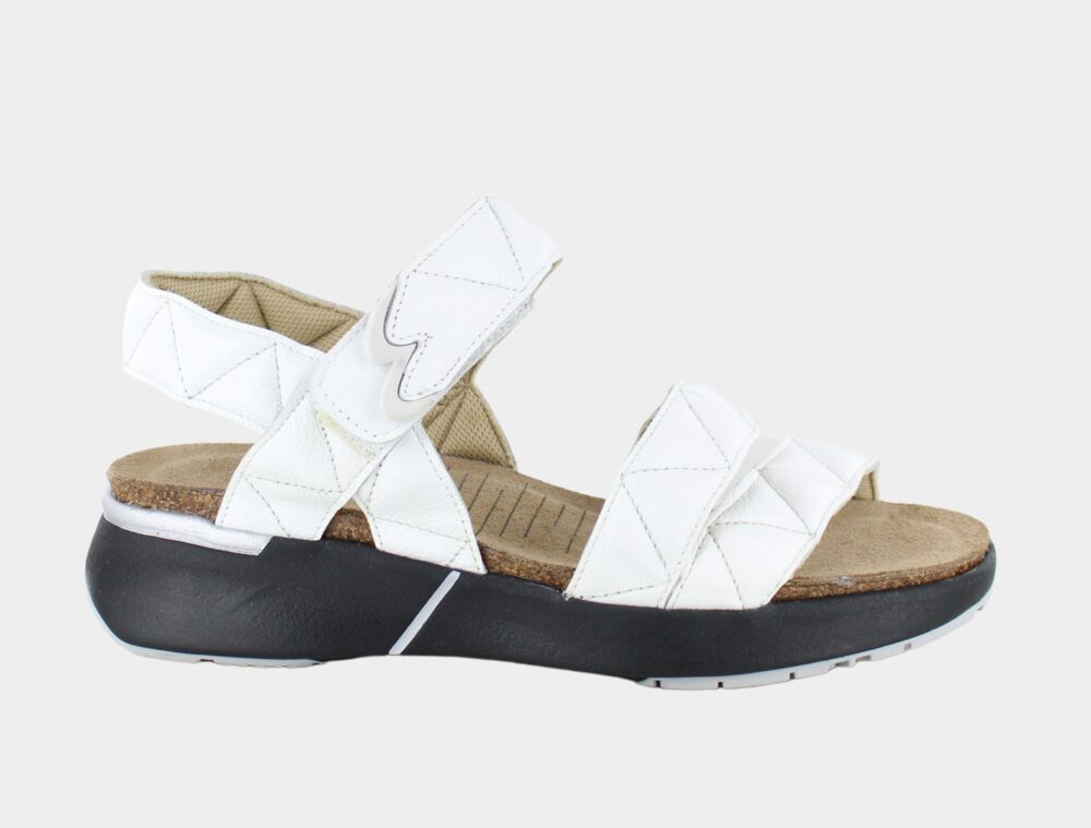 Naot Athena Kayla Sport: Soft White Leather