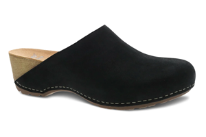 Dansko Talulah: Black Milled Nubuck