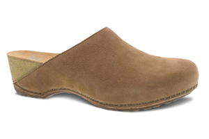 Dansko Talulah: Tan Milled Nubuck