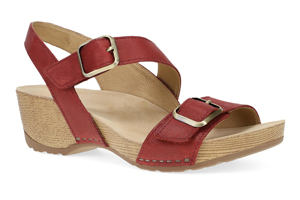 Dansko Trinity: Cayenne Burnished Nubuck Sandal