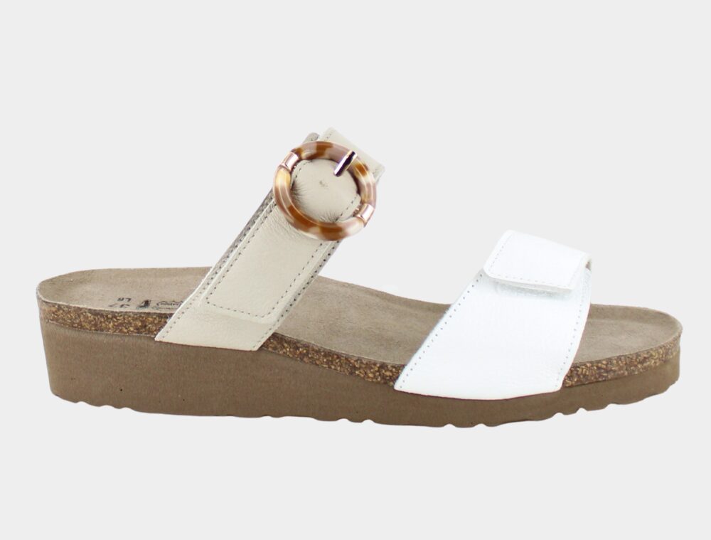 Naot Elegant Anabel:  Soft White Lthr/Soft Ivory Lthr
