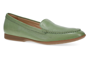 Dansko Lorri: Jade Waxy Milled Flat
