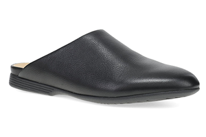 Dansko Lysa: Black Leather Mule