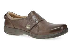 Dansko Sallie: Stone Waxy Burnished Sneaker
