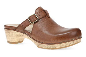 Dansko Leandra: Brown Leather Mule