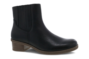 Dansko Daisy Black Waterproof Tumbled Boot