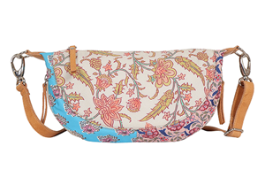 Latico Leather Crosby Leather Sling Bag: Floral