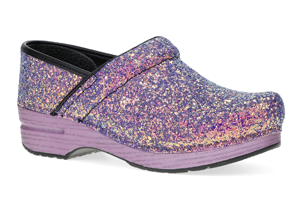 Dansko Professional: Lilac Glitter Clog
