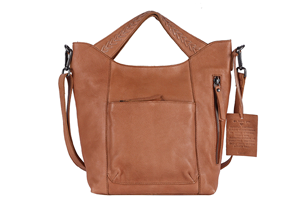 Latico Leather Mason Leather Crossbody Bag: Cognac