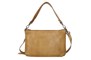 Latico Leather Stevie Leather Crossbody Bag: Camel