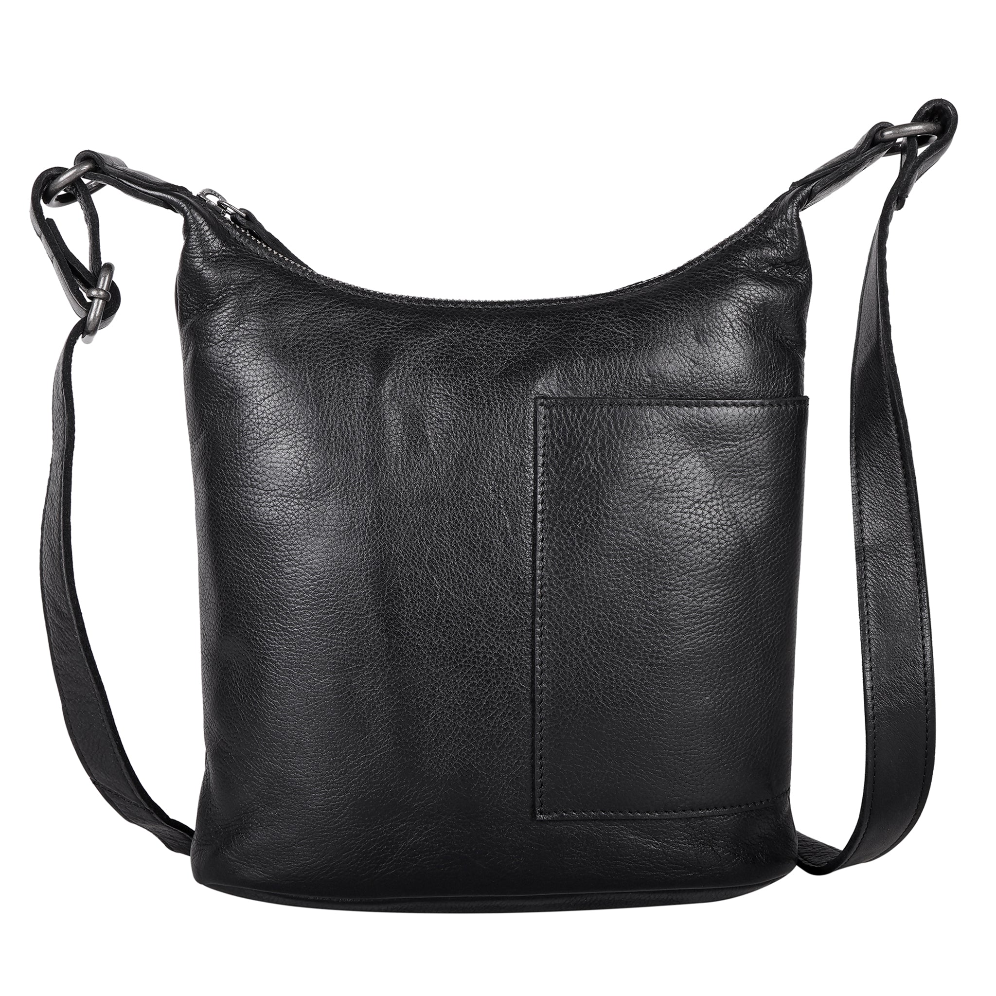 Latico Leather Kerry Leather Crossbody: Black