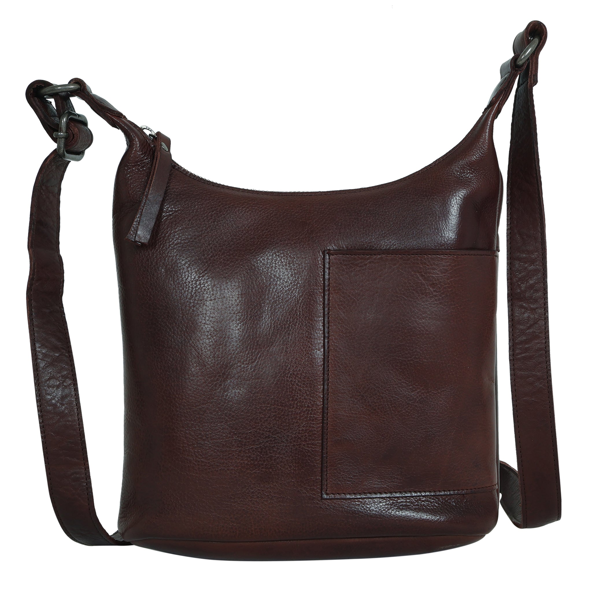Latico Leather Kerry Leather Crossbody: Brown