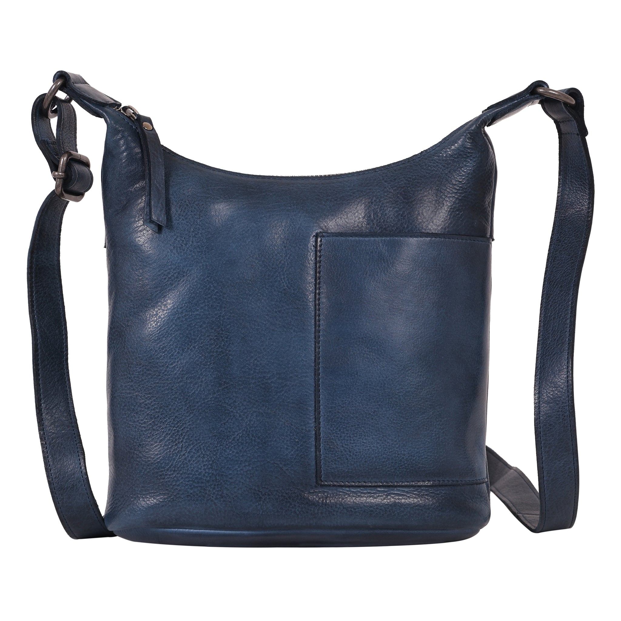 Latico Leather Kerry Leather Crossbody: Indigo
