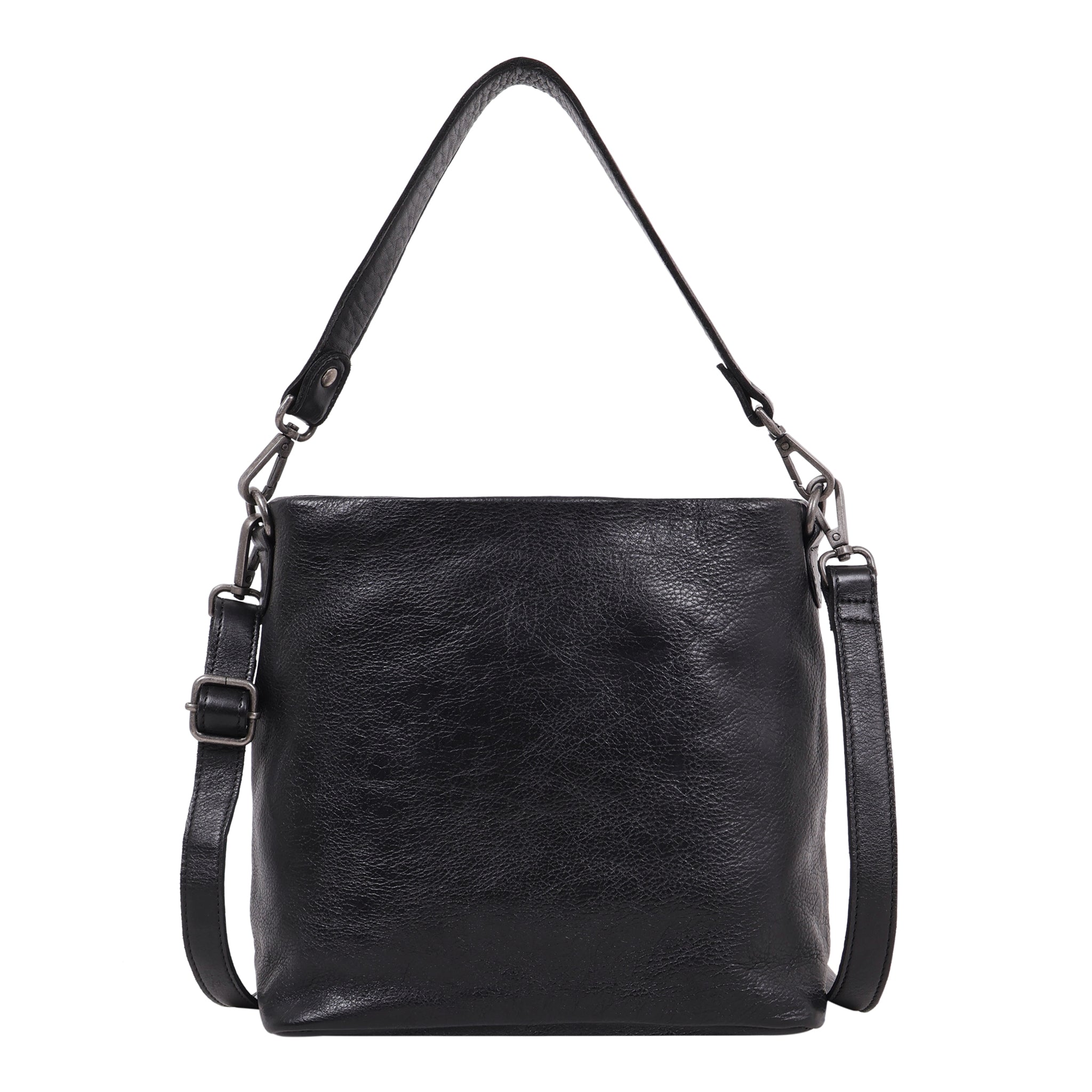 Latico Leather Ivy Leather Crossbody / Shoulder Bag: Black