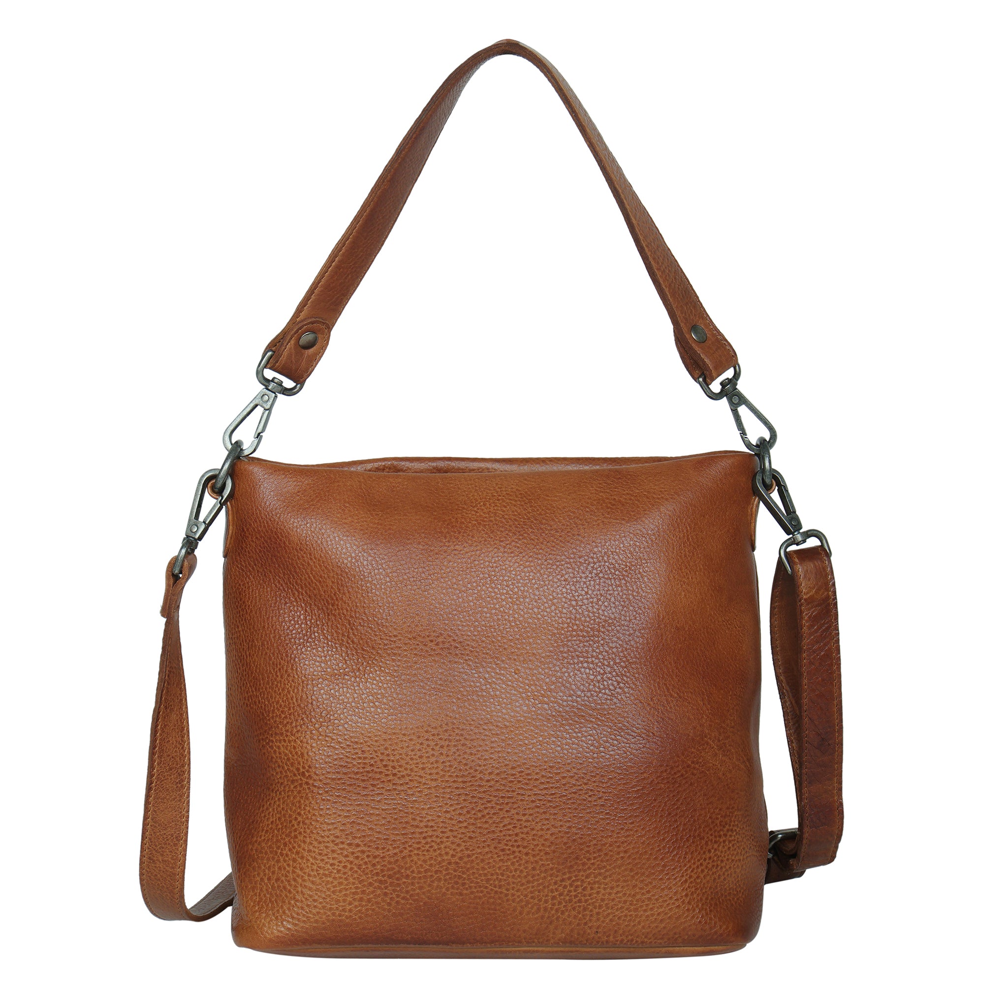 Latico Leather Ivy Leather Crossbody / Shoulder Bag: Cognac