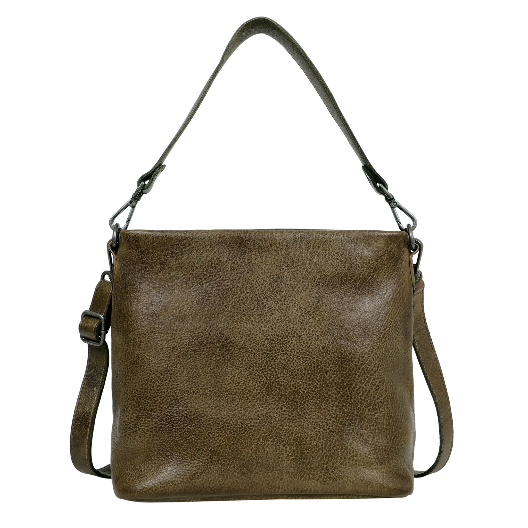 Latico Leather Ivy Leather Crossbody / Shoulder Bag: Moss