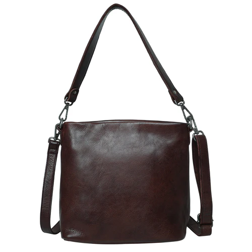 Latico Leather Ivy Leather Crossbody / Shoulder Bag: Brown