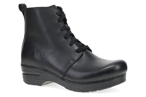 Dansko Sigourney Black Tumbled Boot