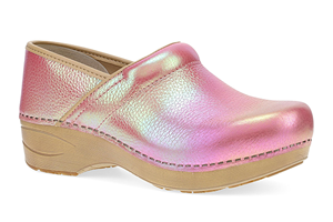 Dansko XP 2.0:  Pink Iridescent Leather Clog