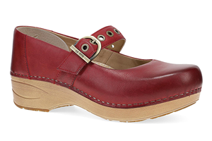 Dansko XP 2.0: Red Leather Mary Jane