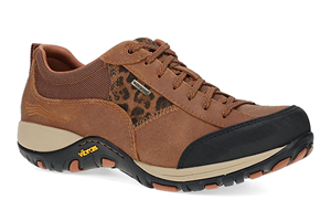 Dansko Paisley: Brown Leopard Waterproof Sneaker