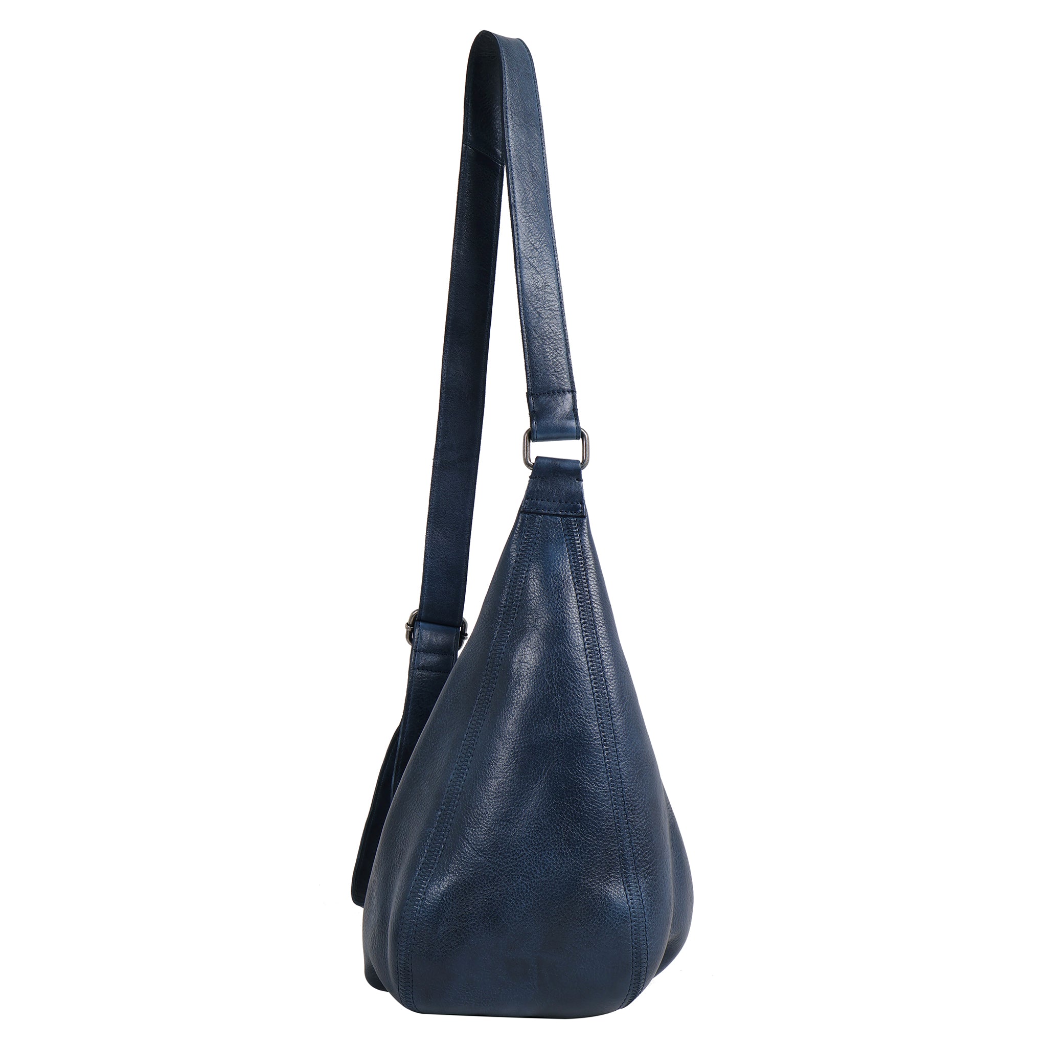 Latico Leather Hippie Sling Bag (Sm): Indigo