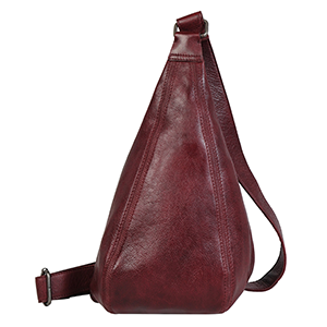Latico Leather Hippie Sling Bag (Sm): Oxblood
