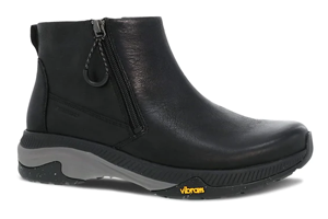 Dansko Margo: Black Waterproof Burnished