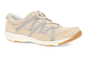 Dansko Harlyn: Sand Suede Sneaker