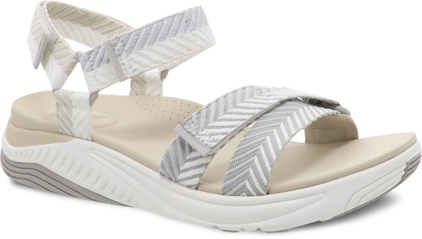 Dansko Racquel: Sand Herringbone Webbing