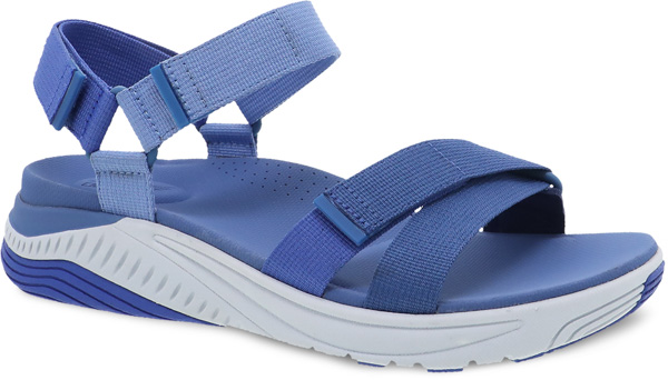 Dansko Racquel: Blue Multi Webbing