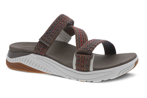 Dansko Rosette: Brown Multi Webbing