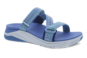 Dansko Rosette: Blue Multi Webbing