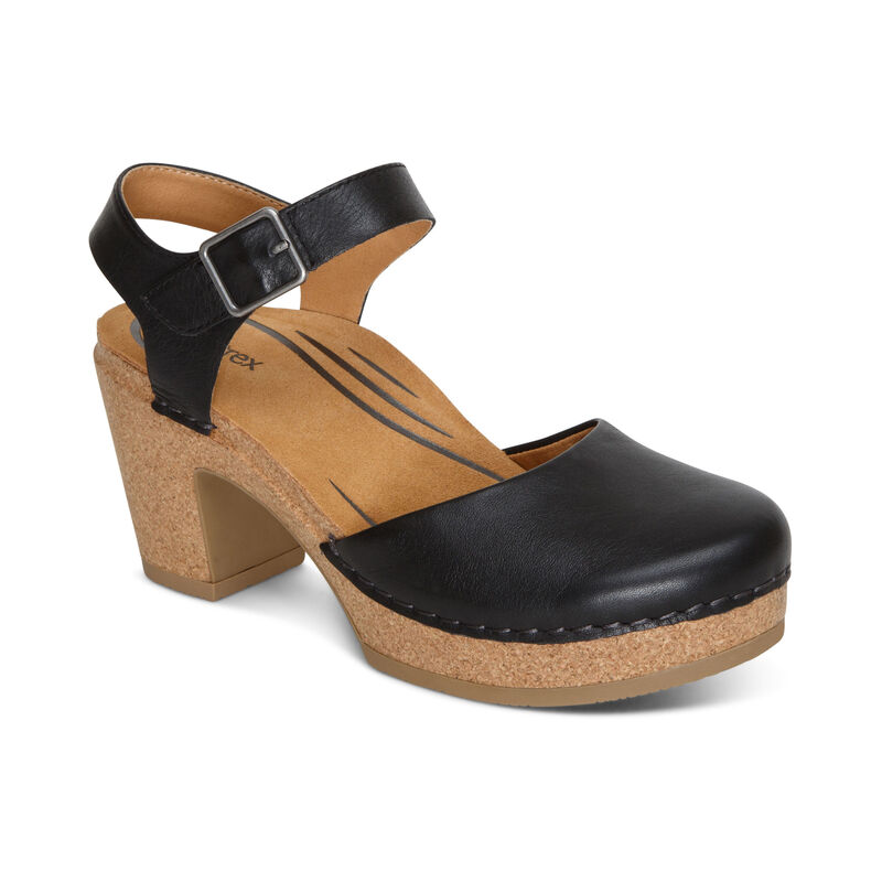 Closed Toe Clog Heels Lotta From Stockholm Womens Low Heel Closed