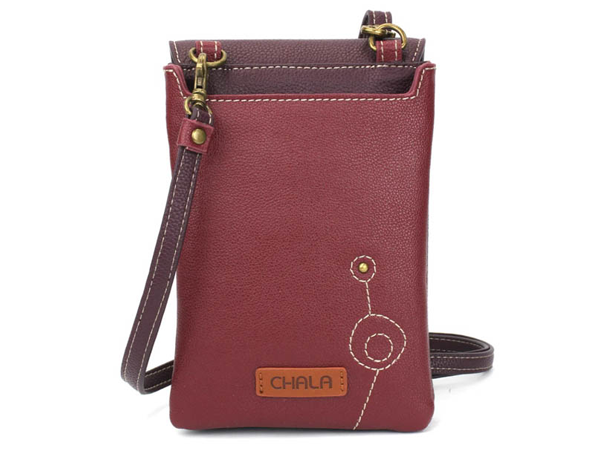 CHALA RFID Cell Phone Purse - Women Nylon/Faux Leather Xbody Handbag with  Adjustable Strap