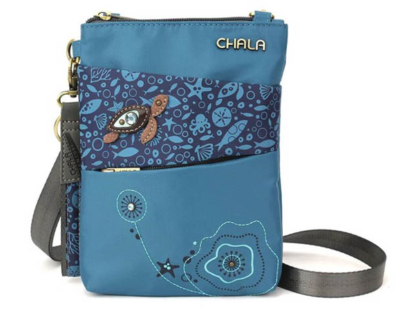 Borsa CHALA CV-Evolution Xbody Con Protezione RFID – Nylon Ricamato – 3 Scomparti – Cinturino Regolabile
