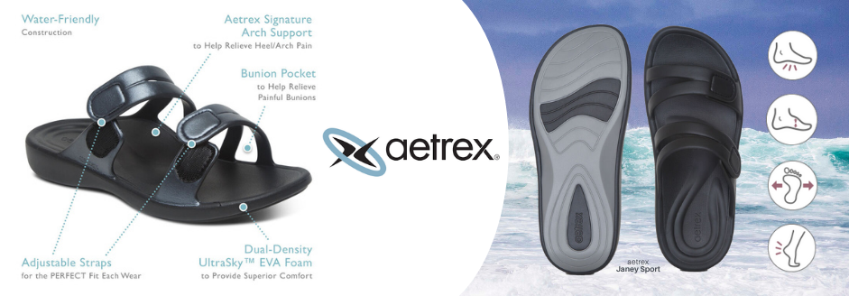 Shop for Aetrex Janey Sport Sandals